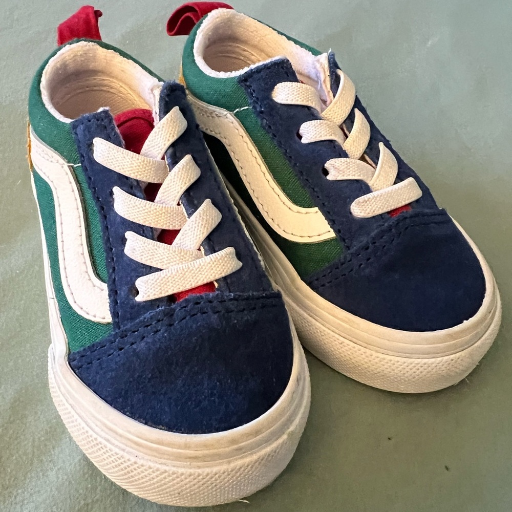 Colorful Vans size 5 Toddler